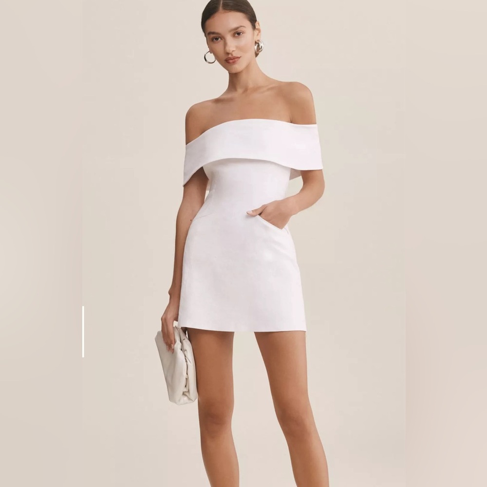 ANTHROPOLOGIE White Dress
